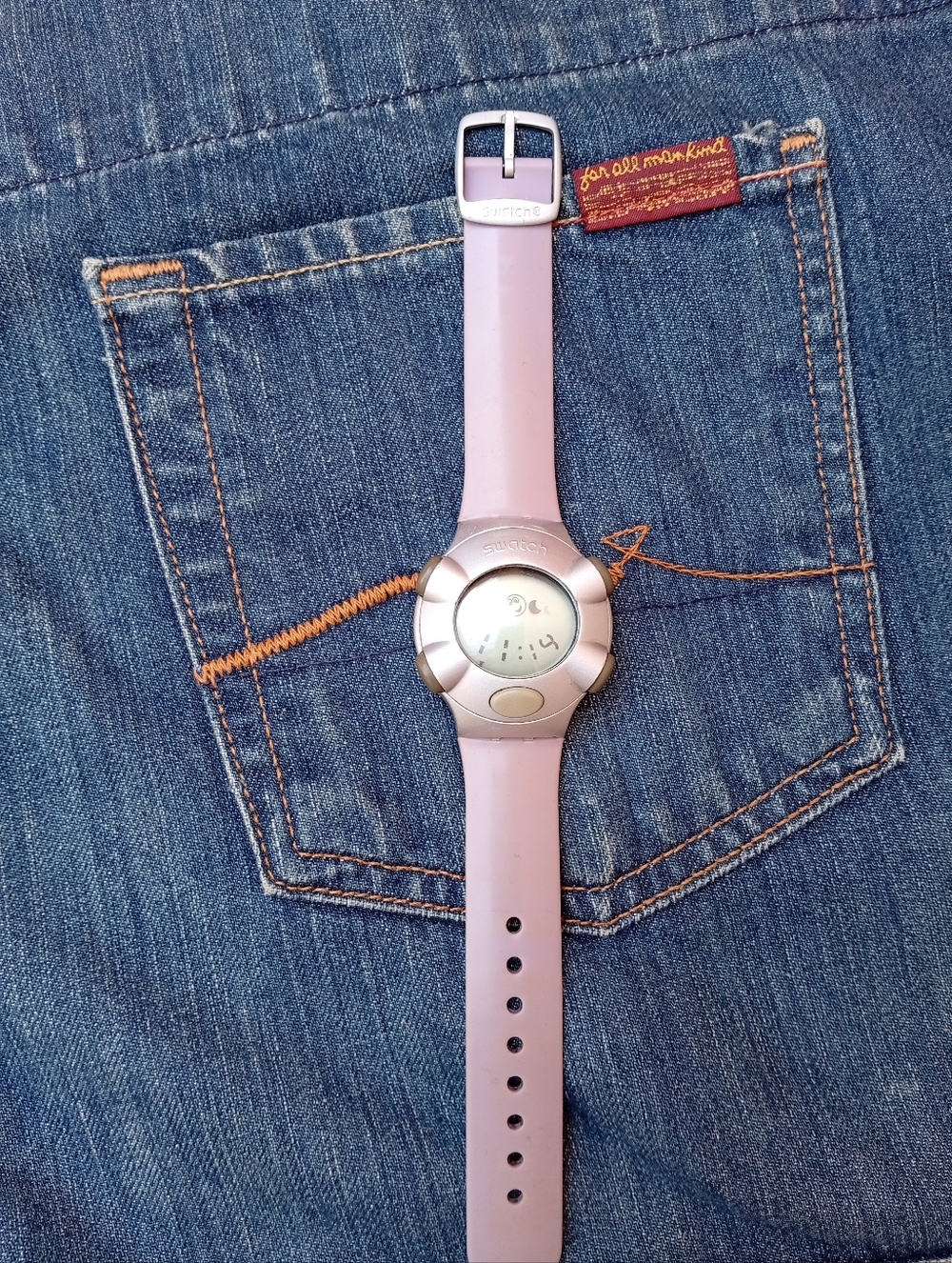 Swatch Digital Sport Watch - Light Purple